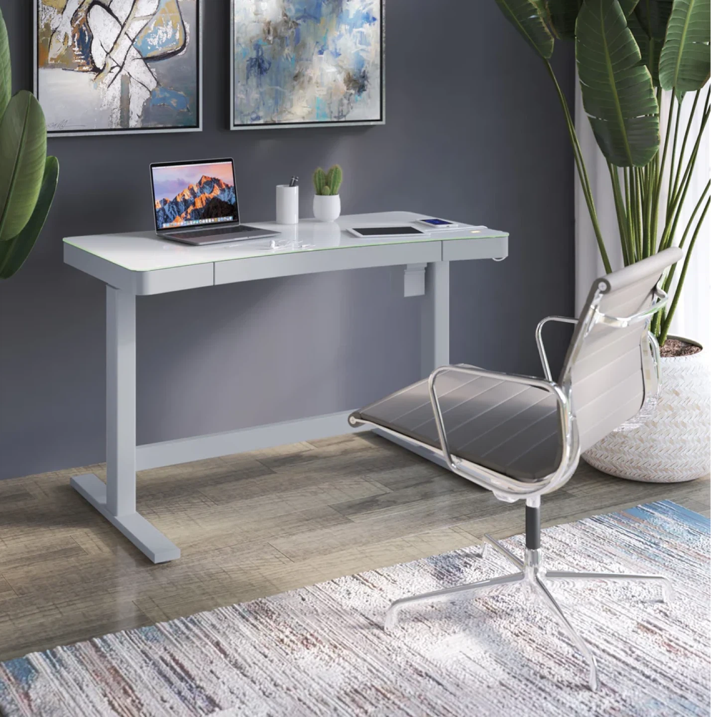 MOVING TODAY!! Free standing desk!! electric  Standing Desk - photo 2