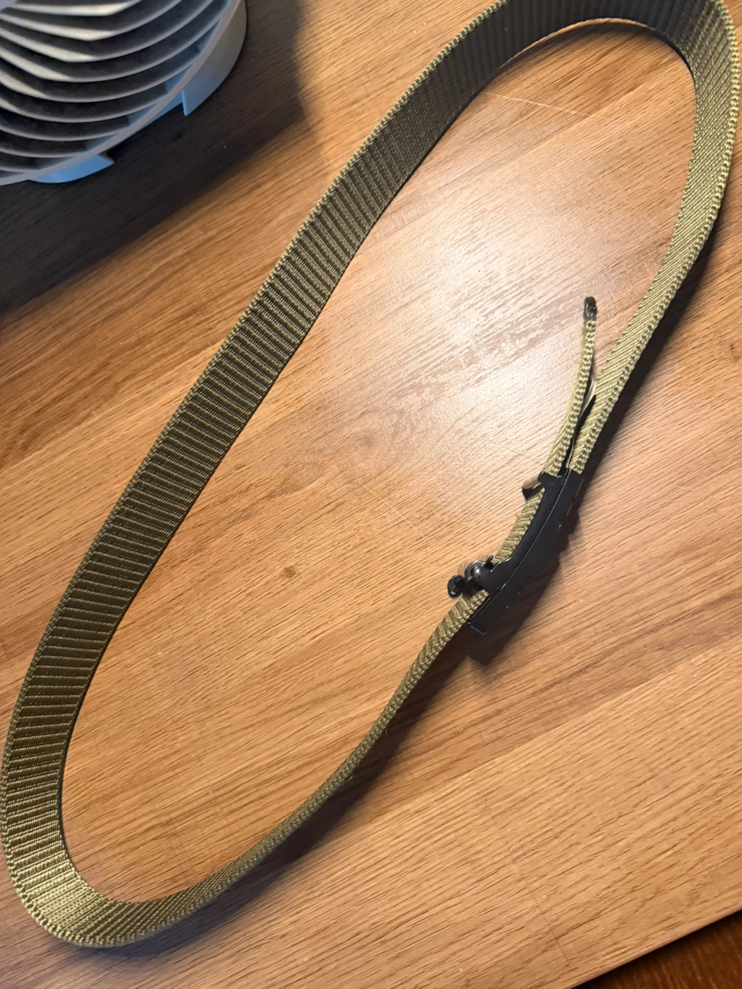 Green Webbing Belt with Black Buckle - photo 3