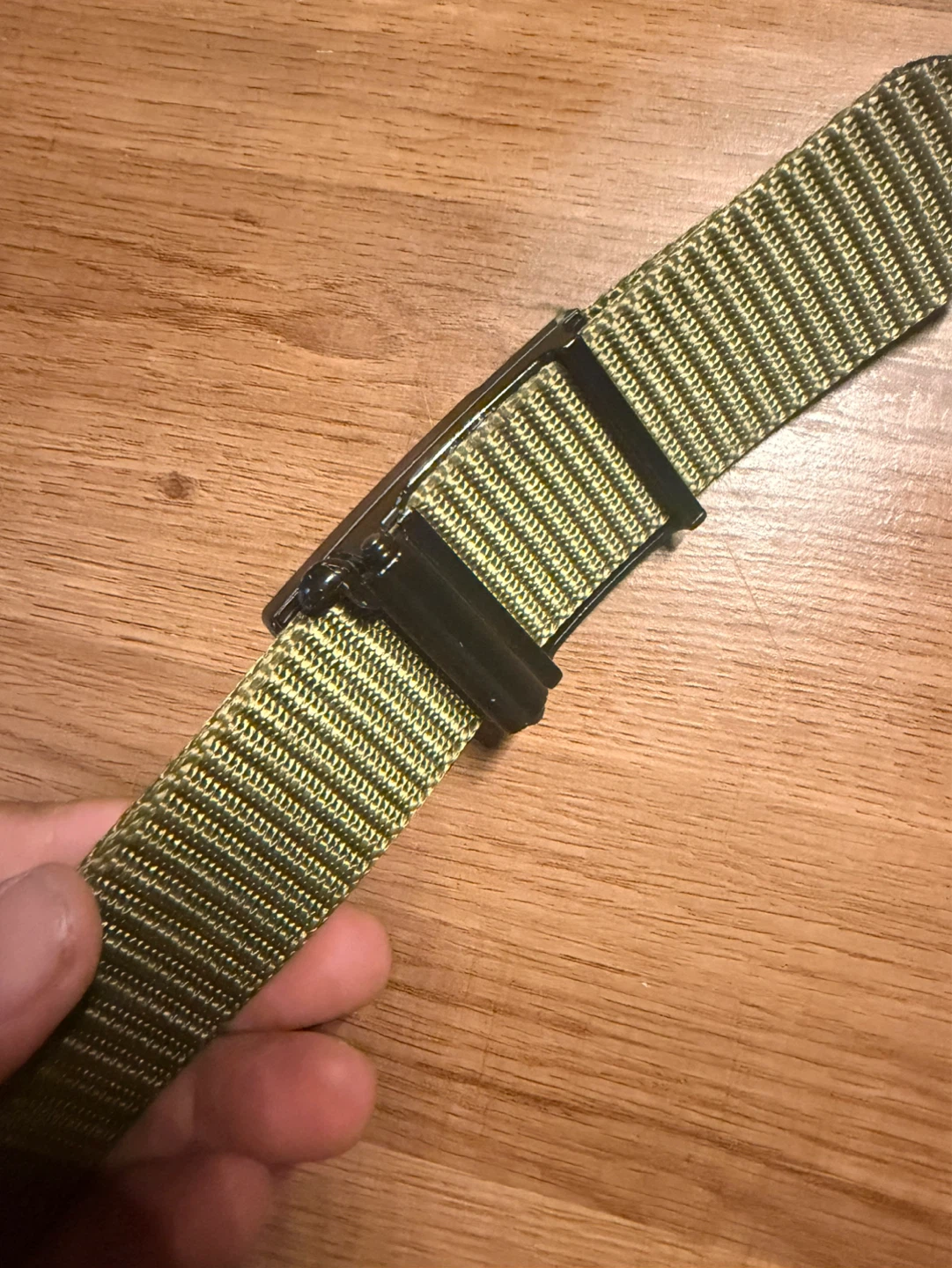 Green Webbing Belt with Black Buckle - photo 5