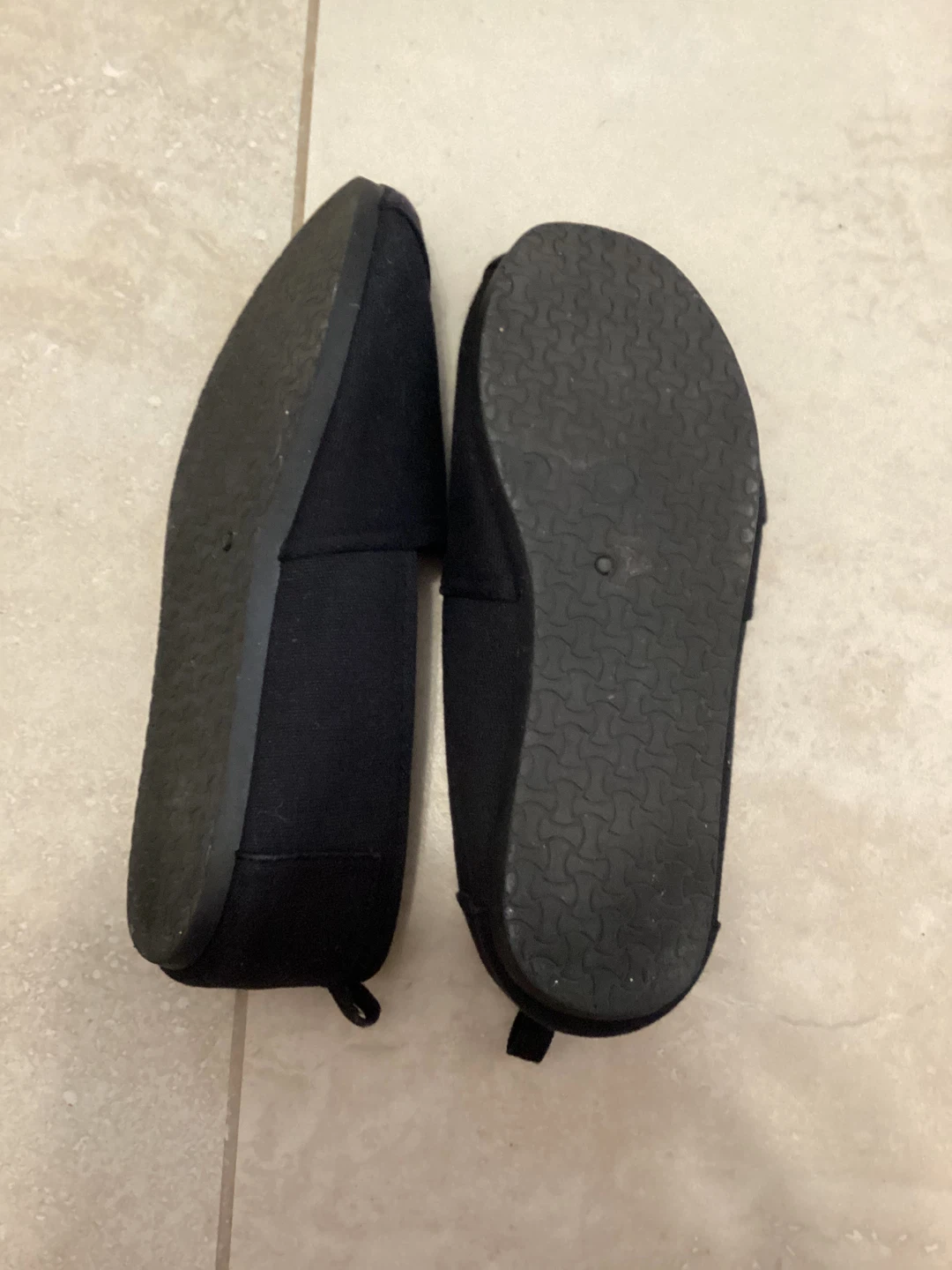 BLACK CANVAS SHOES - photo 2