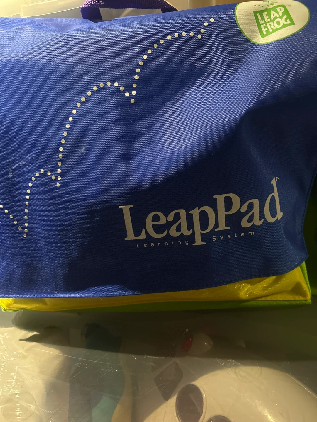LeapPad Learning System carrying case with books