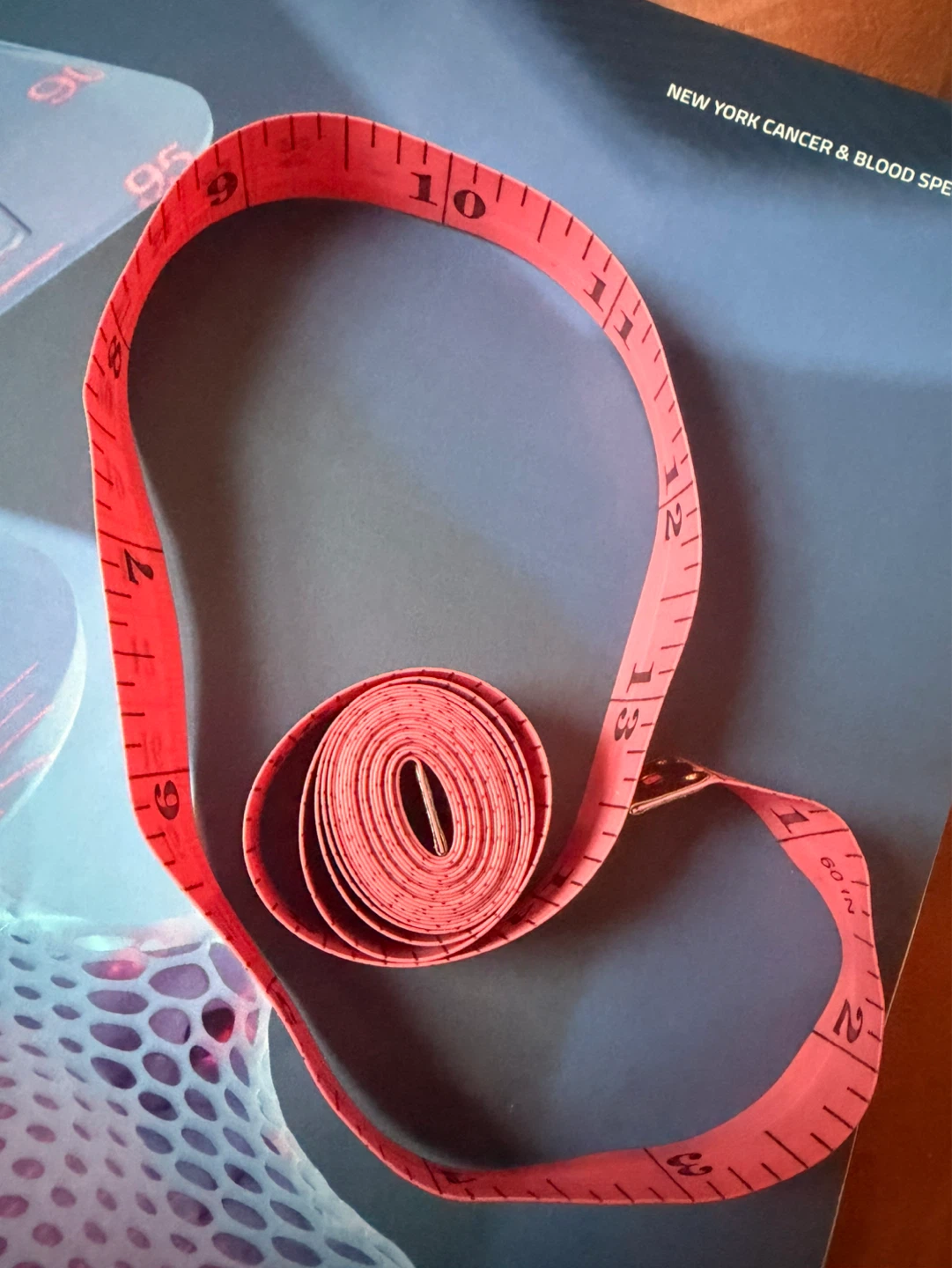 Red Measuring Tape - 150cm / 60in - photo 2
