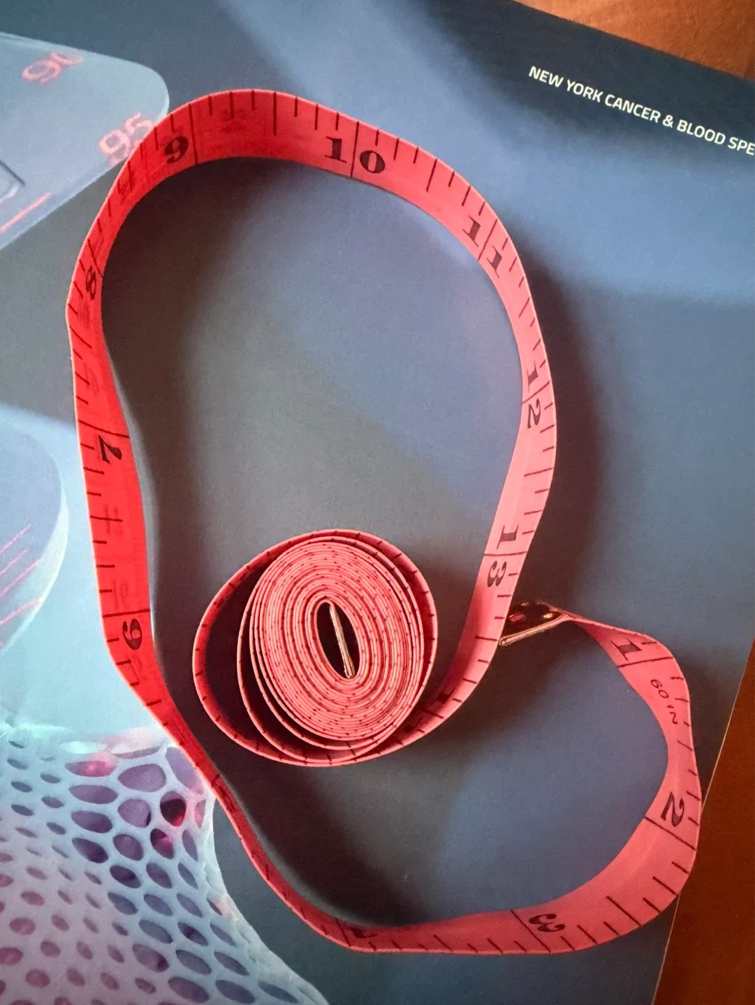 Red Measuring Tape - 150cm / 60in - photo 2