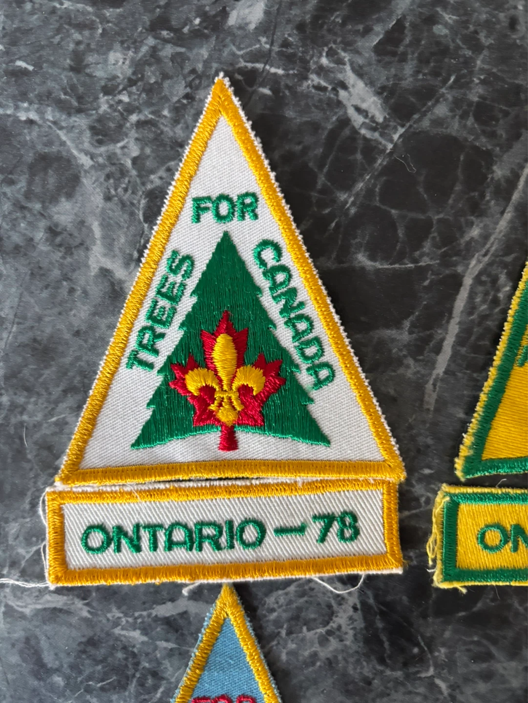 Vintage Lot of Boy Scouts Trees For Canada Ontario Patches - photo 2