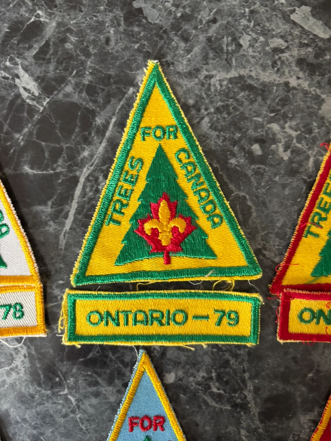 Vintage Lot of Boy Scouts Trees For Canada Ontario Patches - photo 3