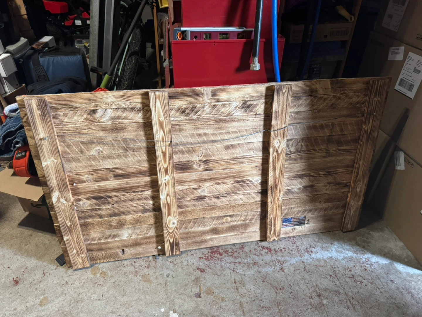 Rustic Wooden American Flag Decor - photo 5