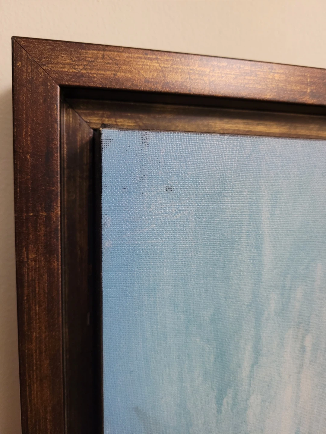 Framed Abstract Landscape Canvas Wall Art - photo 2