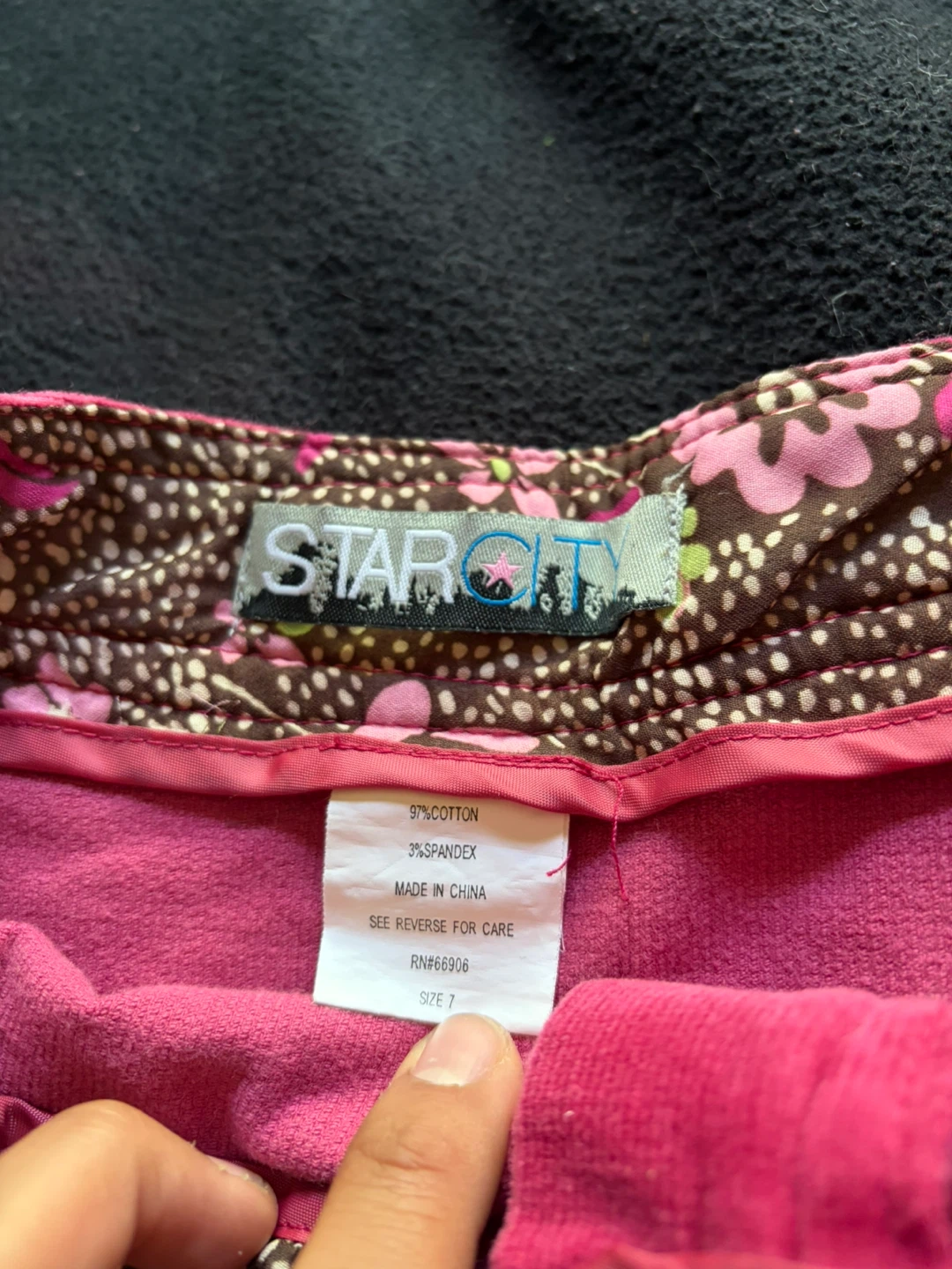STAR CITY Pink Corduroy Ruffle Skirt - Size 7 - photo 2