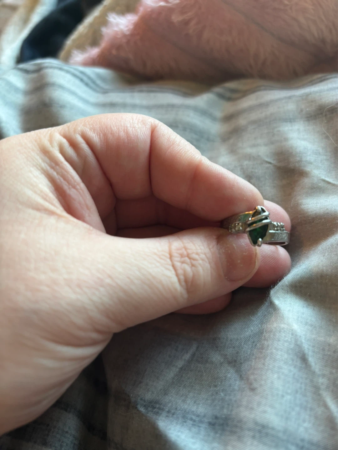Emerald Heart Ring - photo 2