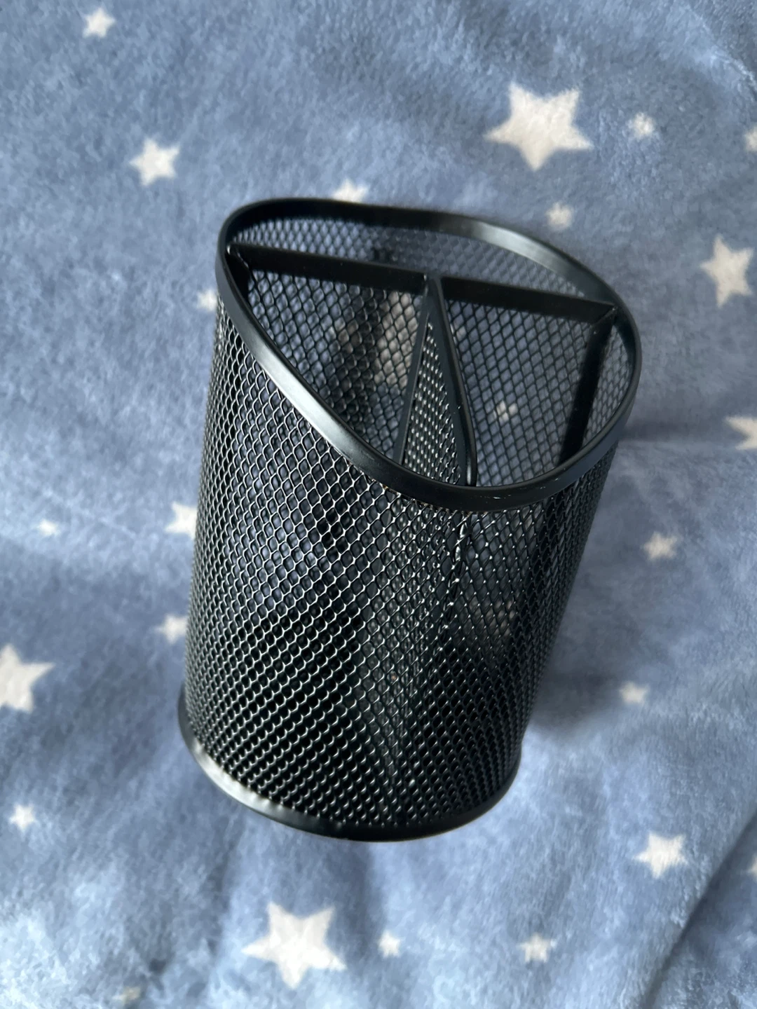Black Mesh Desk Organizer Caddy
