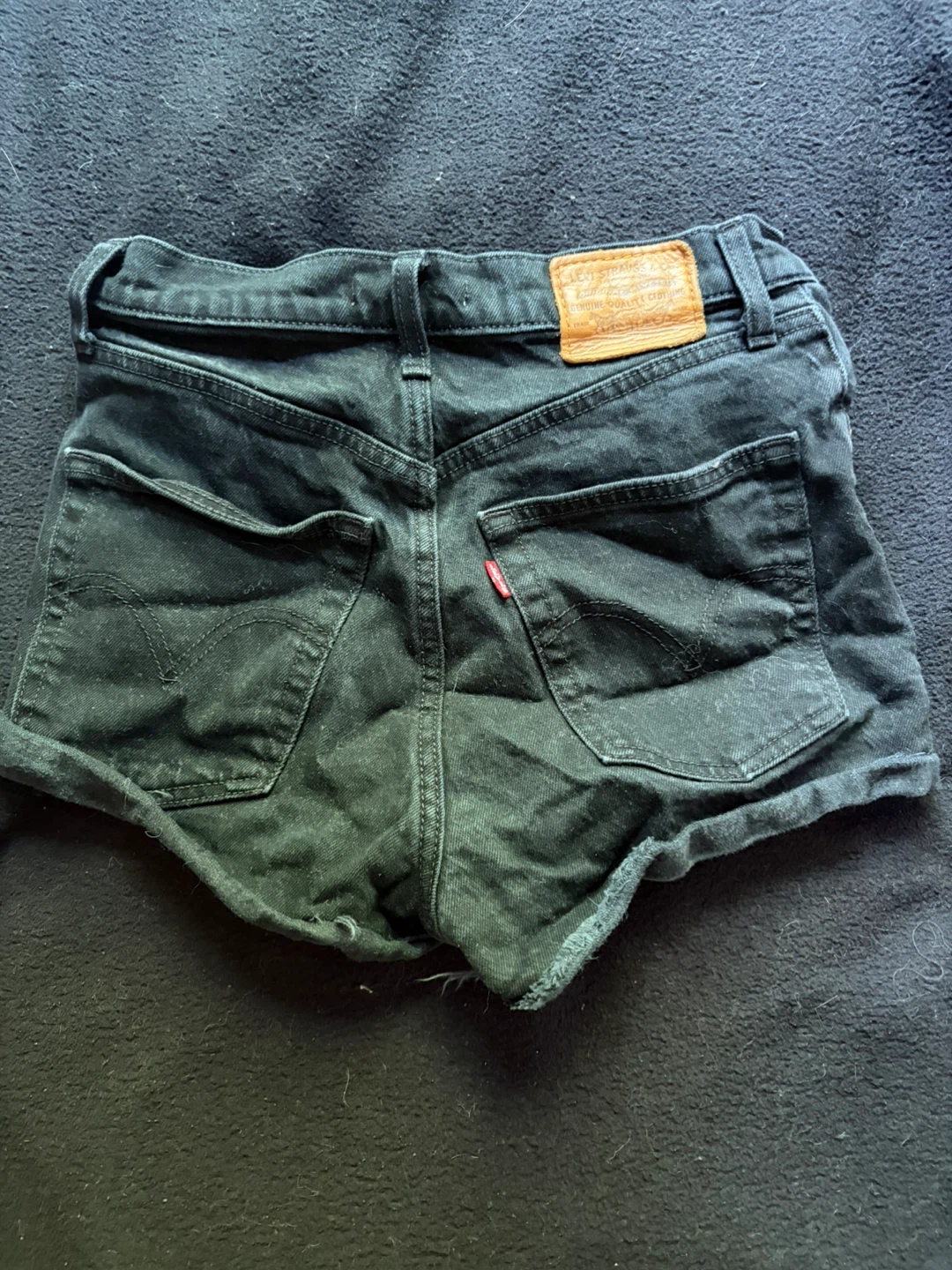 Levi's Ribcage Shorts Size 25 Black - photo 5