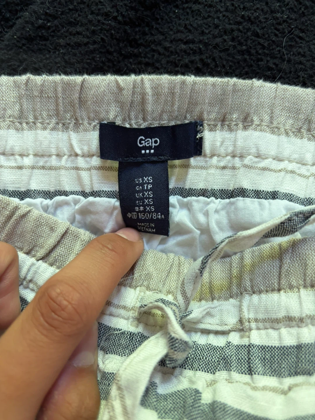 Gap Striped Drawstring Skirt XS - photo 2
