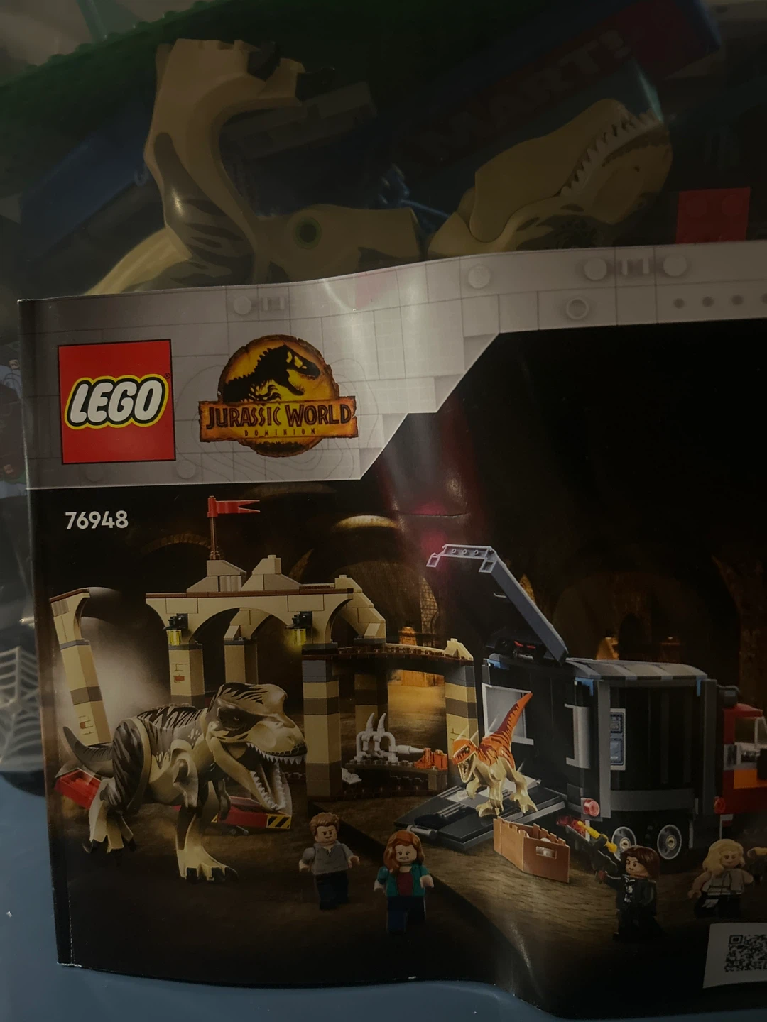 LEGO Jurassic World Dominion T. Rex Dinosaur Breakout Set 76948
