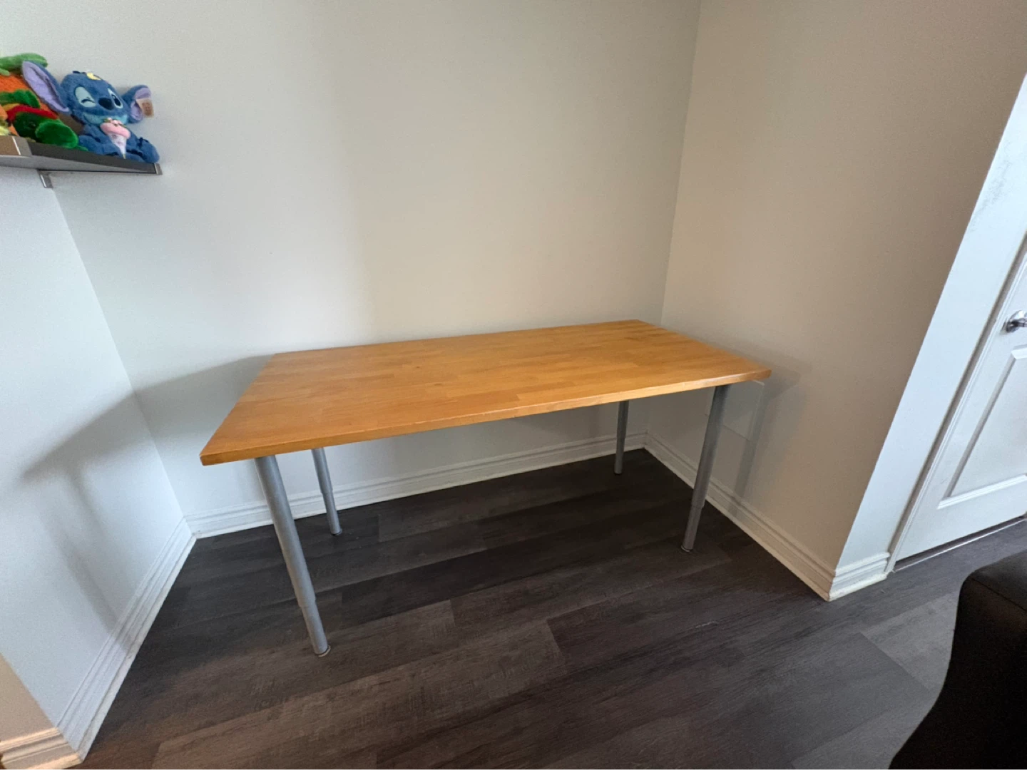 Wood and Metal Desk
