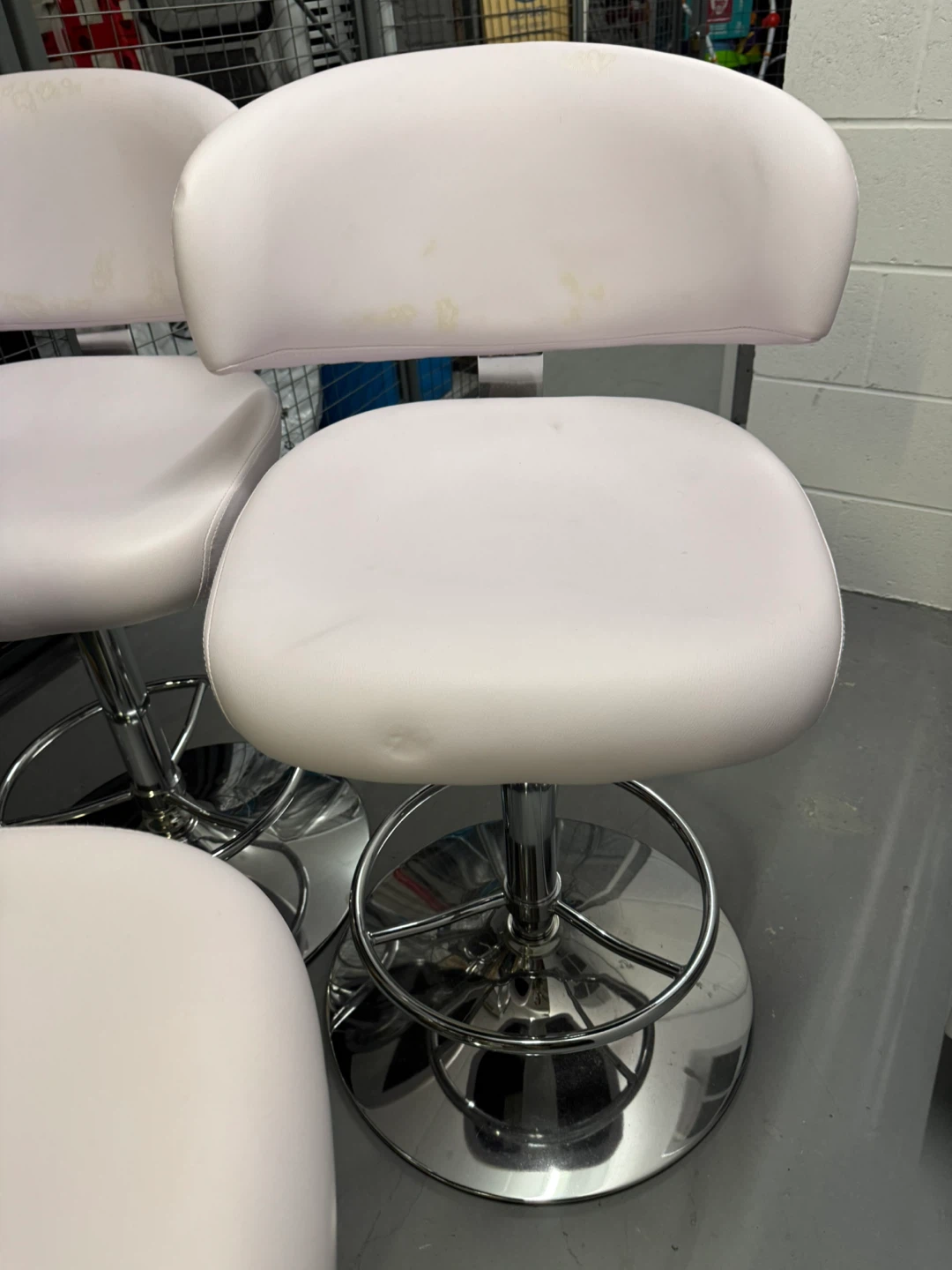 Leather Bar Stools (Set of 3) - photo 3