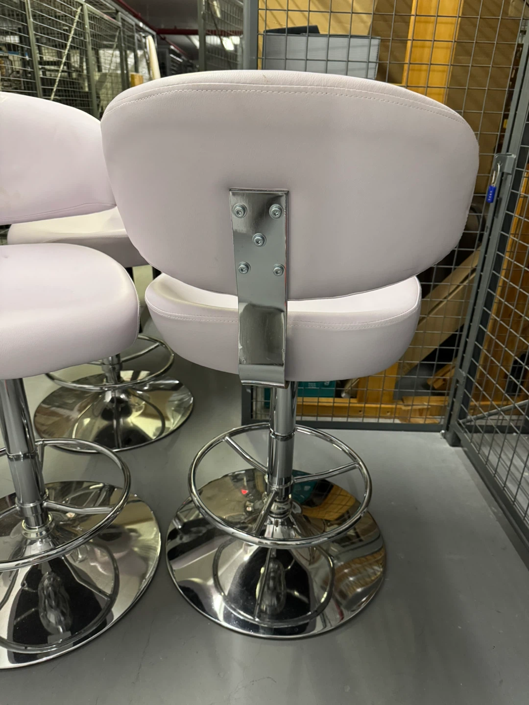 Leather Bar Stools (Set of 3) - photo 4