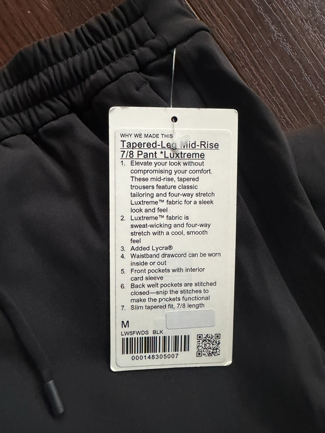 Lululemon tapered-leg mid-rise 7/8pants luxtreme - photo 4