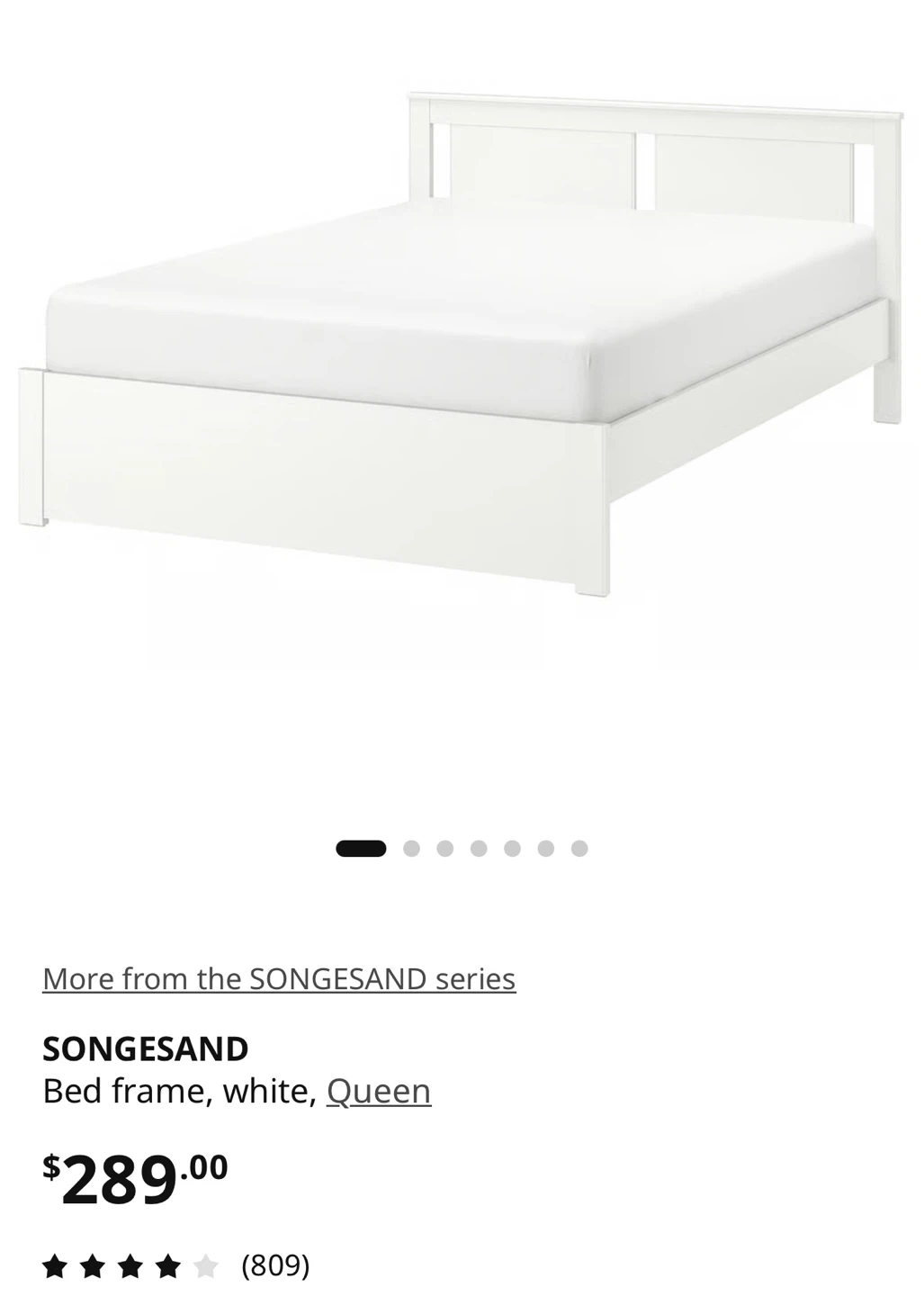 IKEA SONGESAND BED