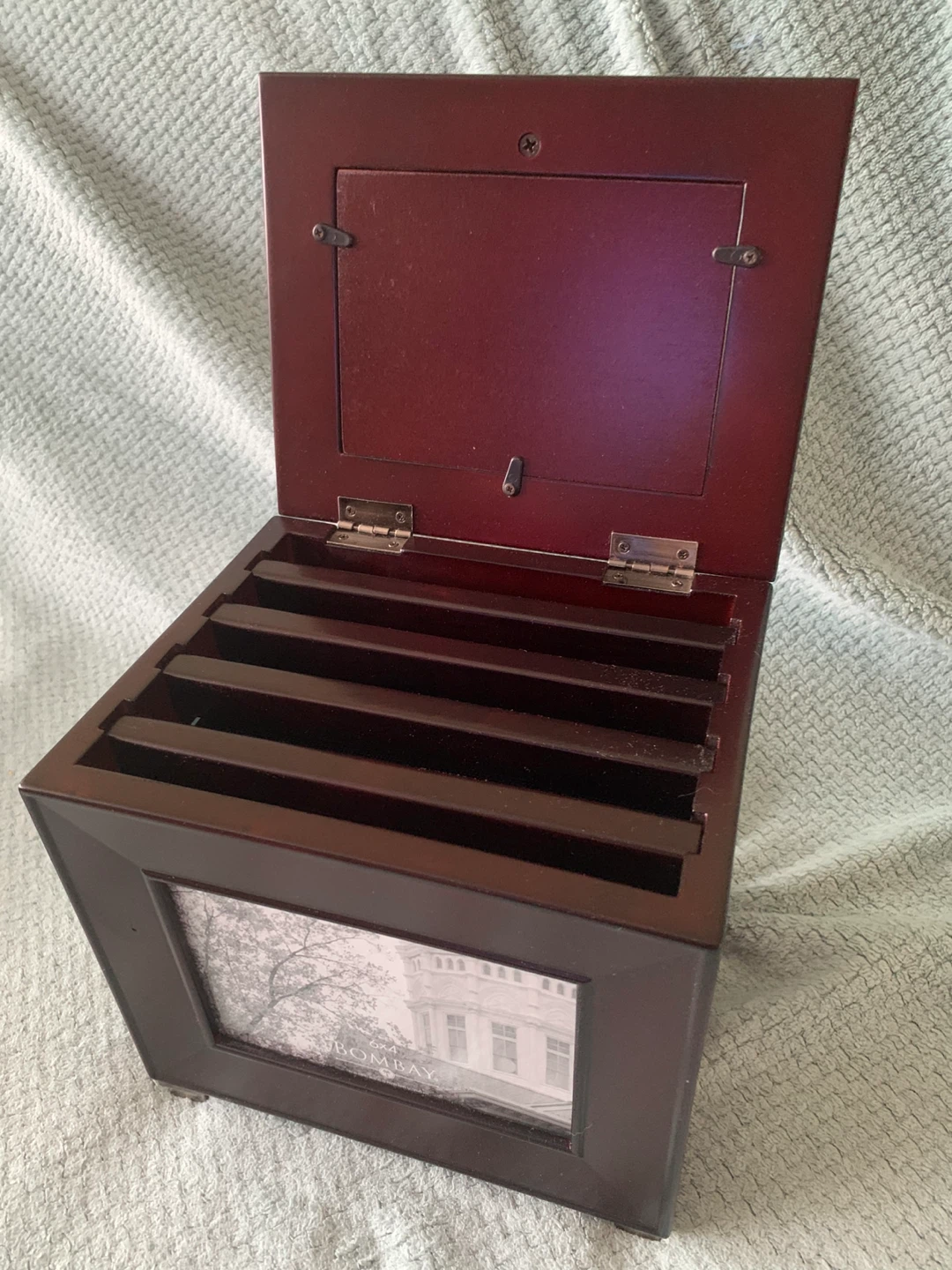 Bombay Company Wooden Photo Frame Storage Box - photo 2