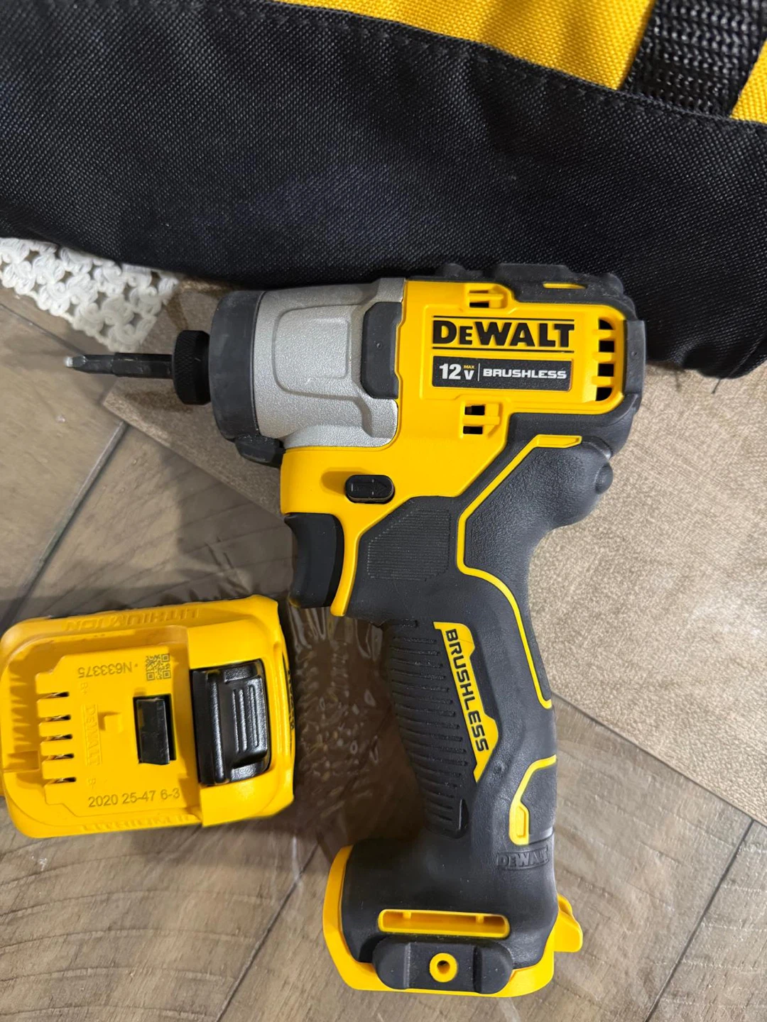 DEWALT 12V Brushless Impact Driver with Battery and Bag - photo 2