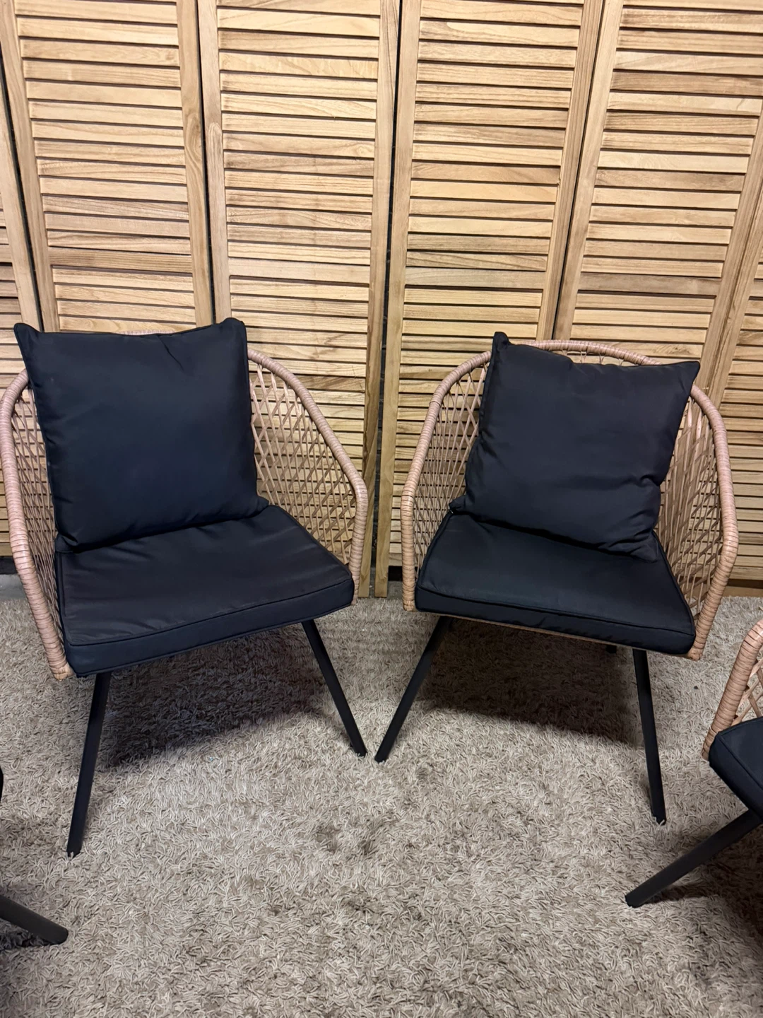 Outdoor wicker chairs - photo 2