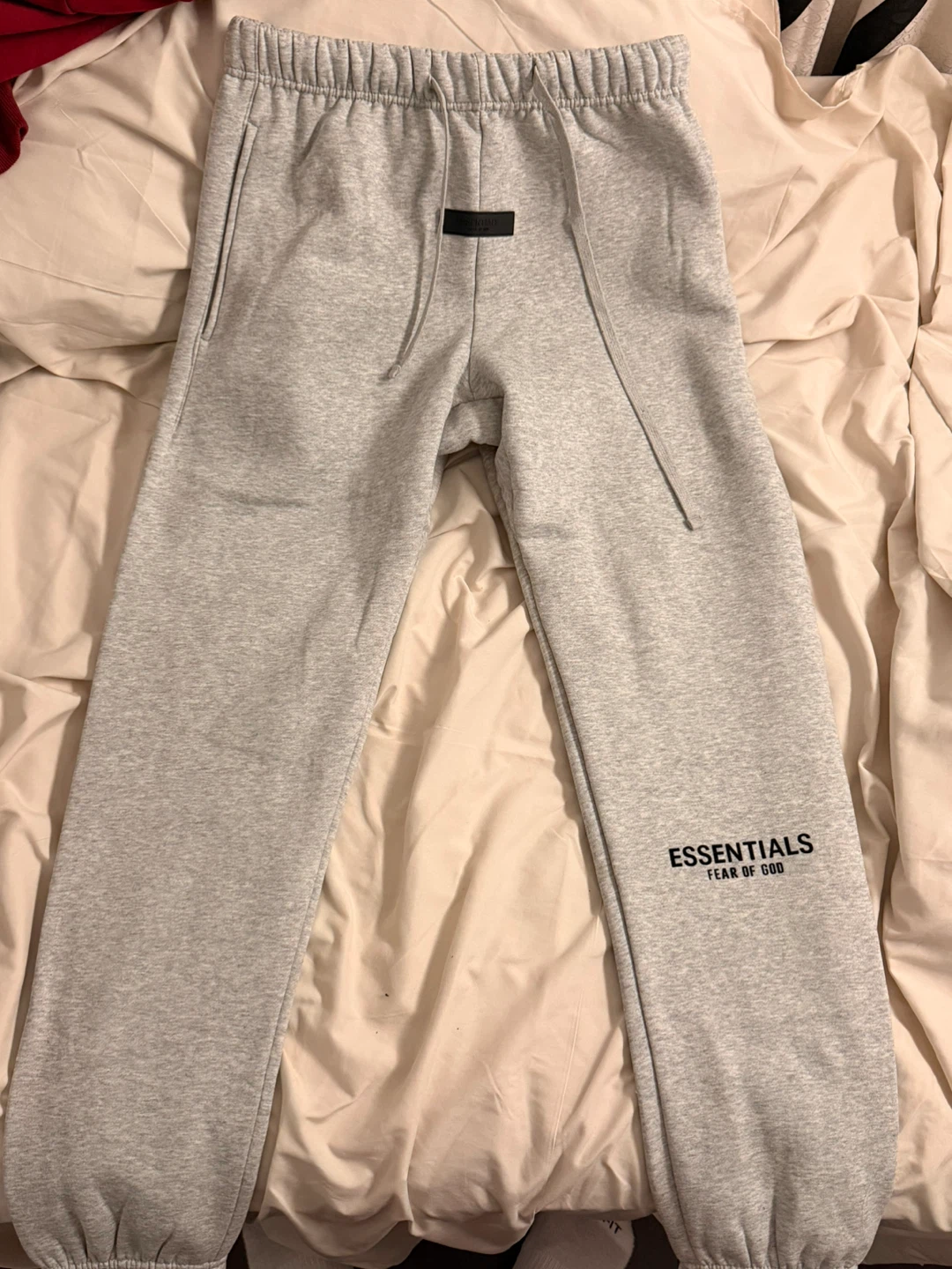 ESSENTIALS Fear of God Grey Sweatpants - Size M
