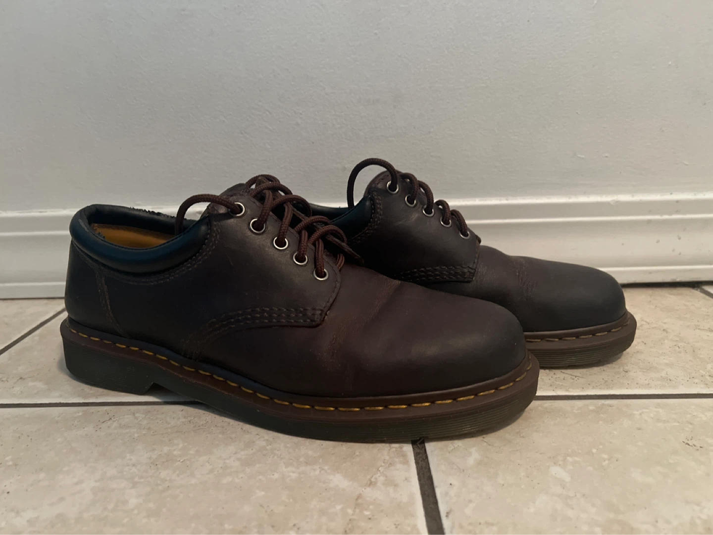 Dr. Martens Brown Leather Crazy Horse Shoes - photo 2