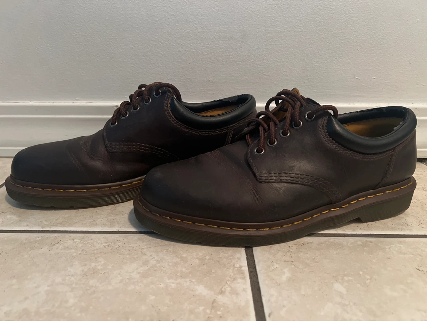 Dr. Martens Brown Leather Crazy Horse Shoes - photo 4