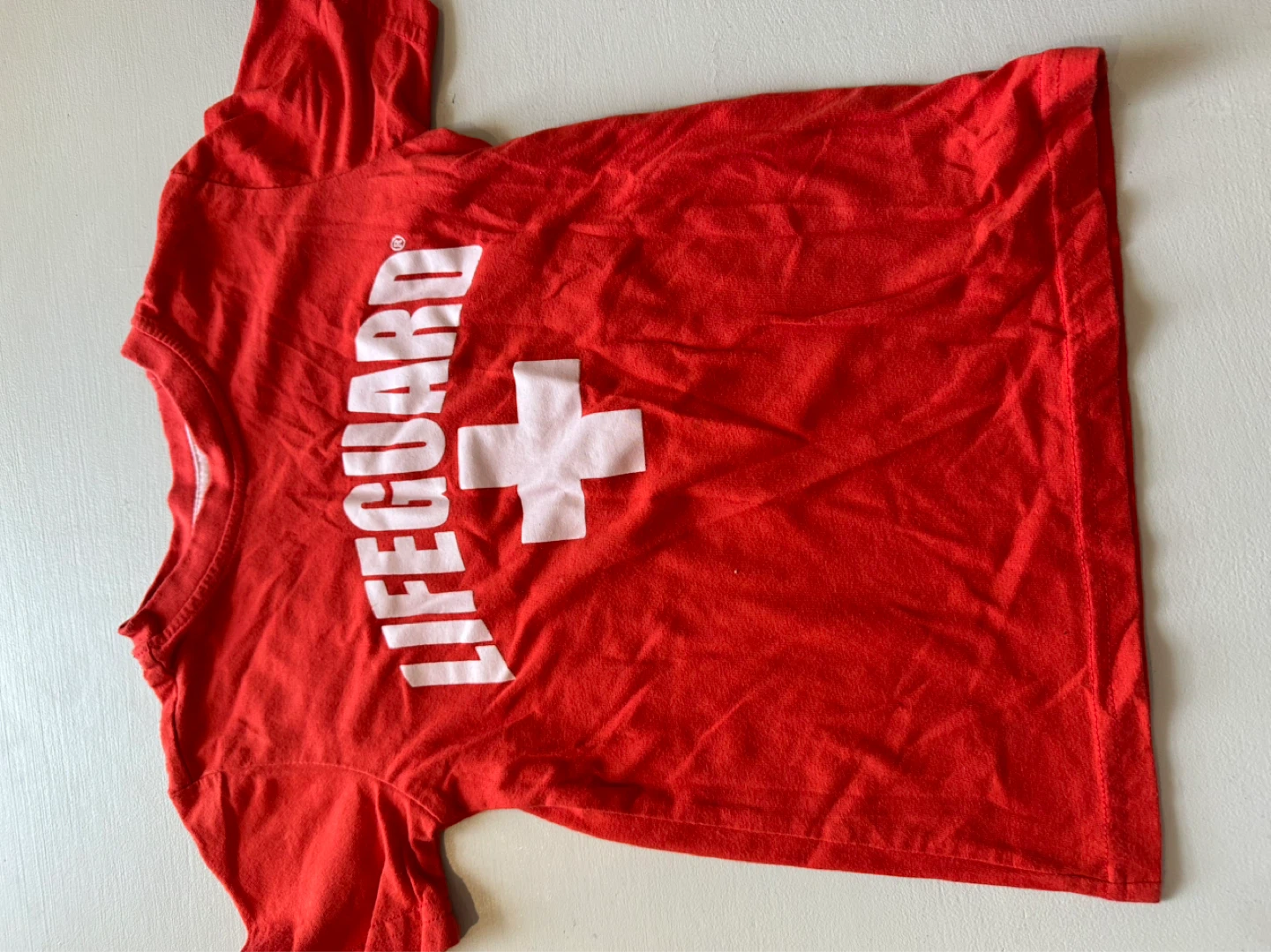 Red Lifeguard T-Shirt - XS