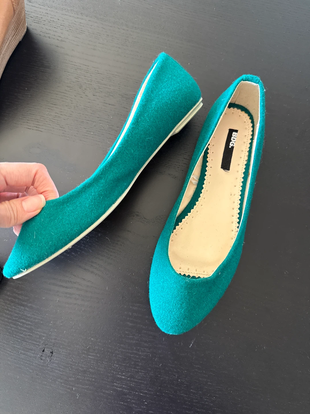 BDG Teal Ballet Flats Size 8.5 - photo 3