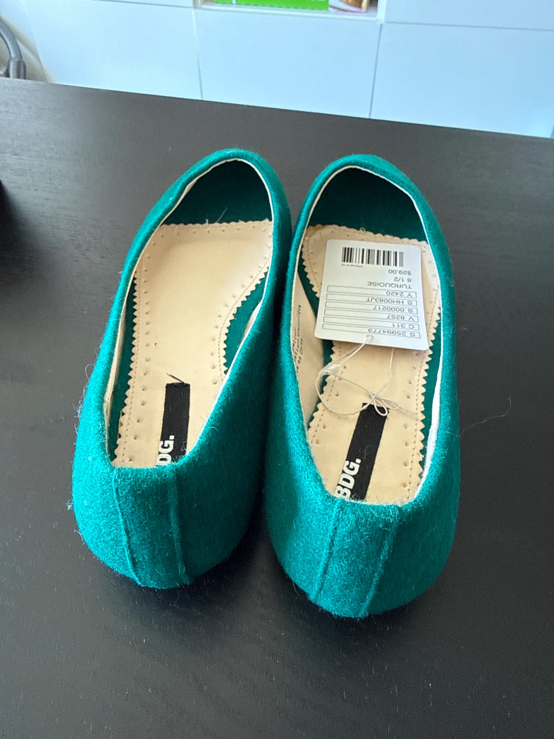 BDG Teal Ballet Flats Size 8.5 - photo 4