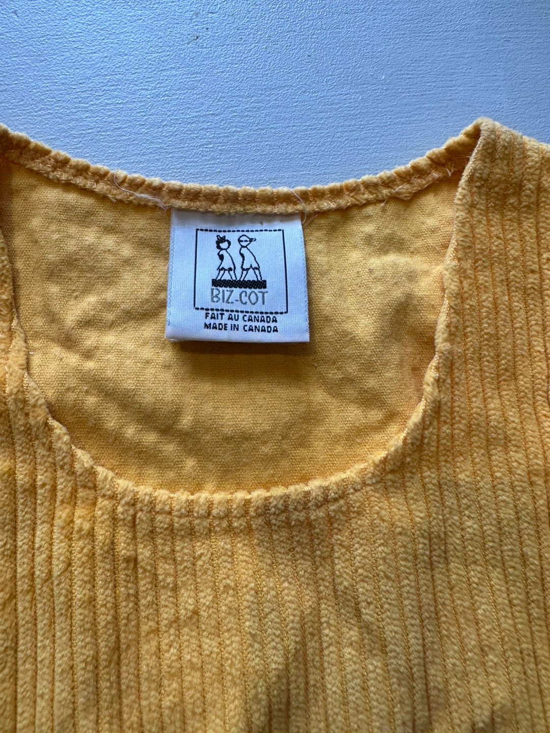 Biz-Cot Yellow Corduroy Dress - photo 3