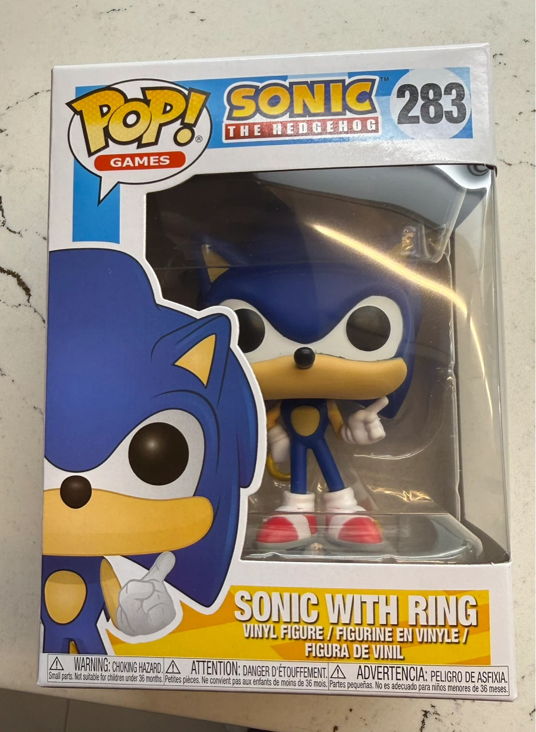 Funko Pop! Sonic the Hedgehog Sonic with Ring #283
