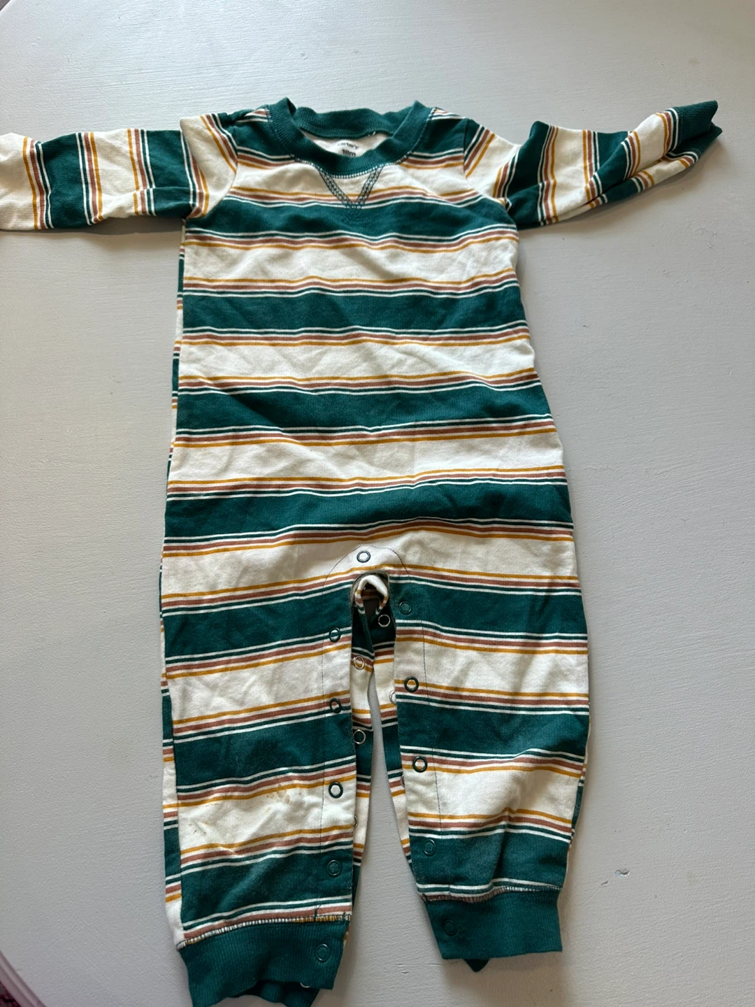 Carter's Striped Baby Bunting Suit - 18 Months