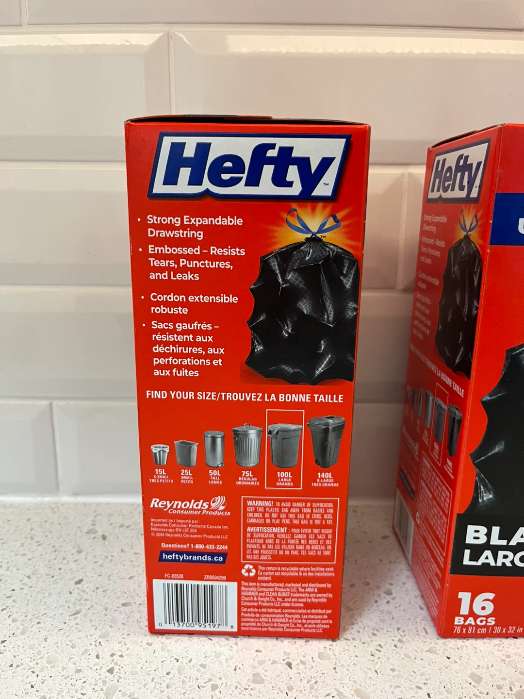 Hefty Ultra Strong Garbage Bags - photo 2