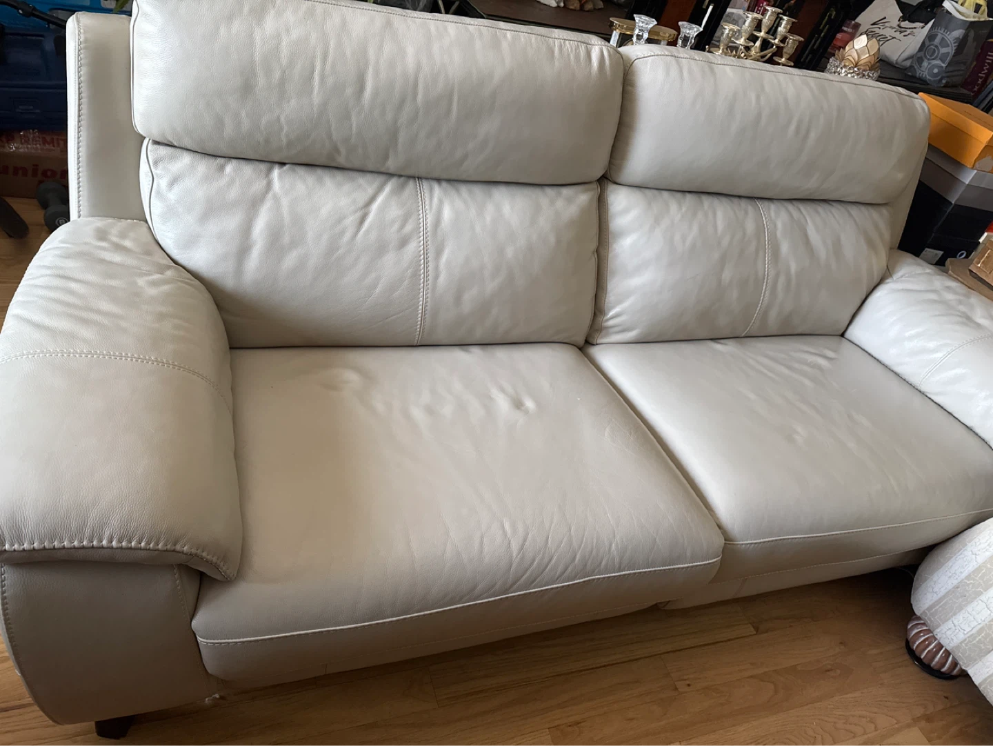 Leather Power Reclining Sofa