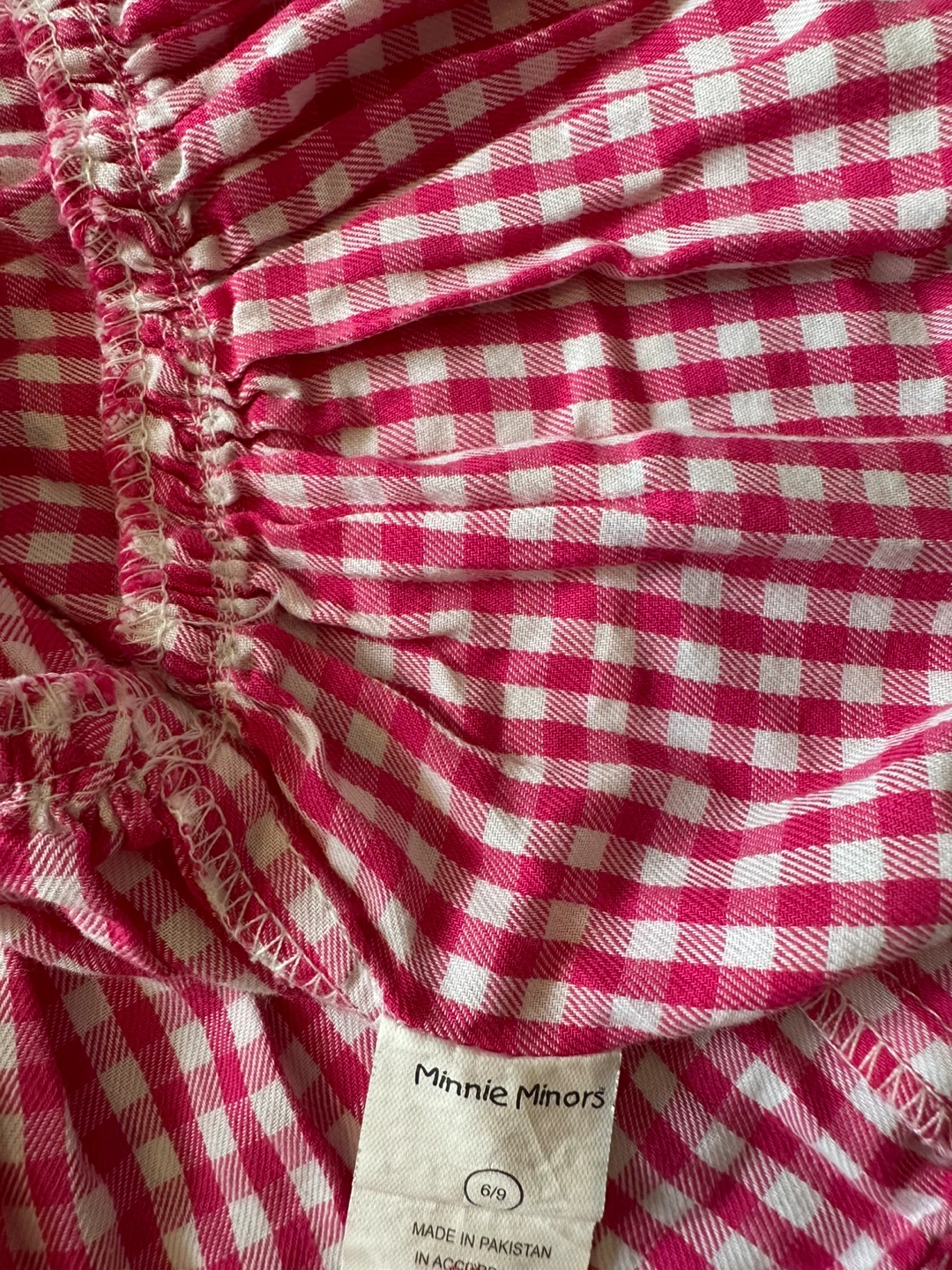 Minnie Minors Pink Gingham Dress - photo 4
