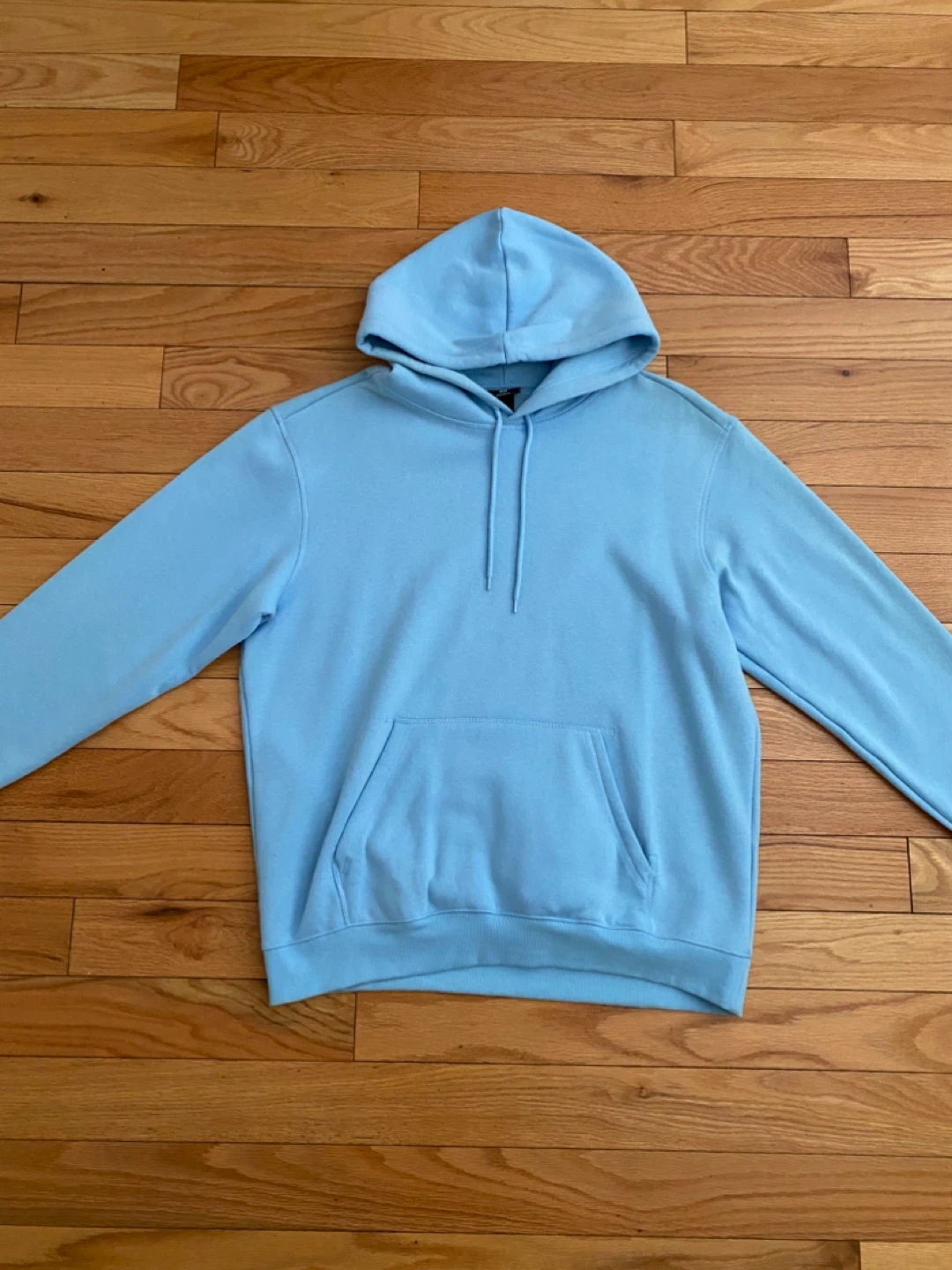 Light Blue Pullover Hoodie