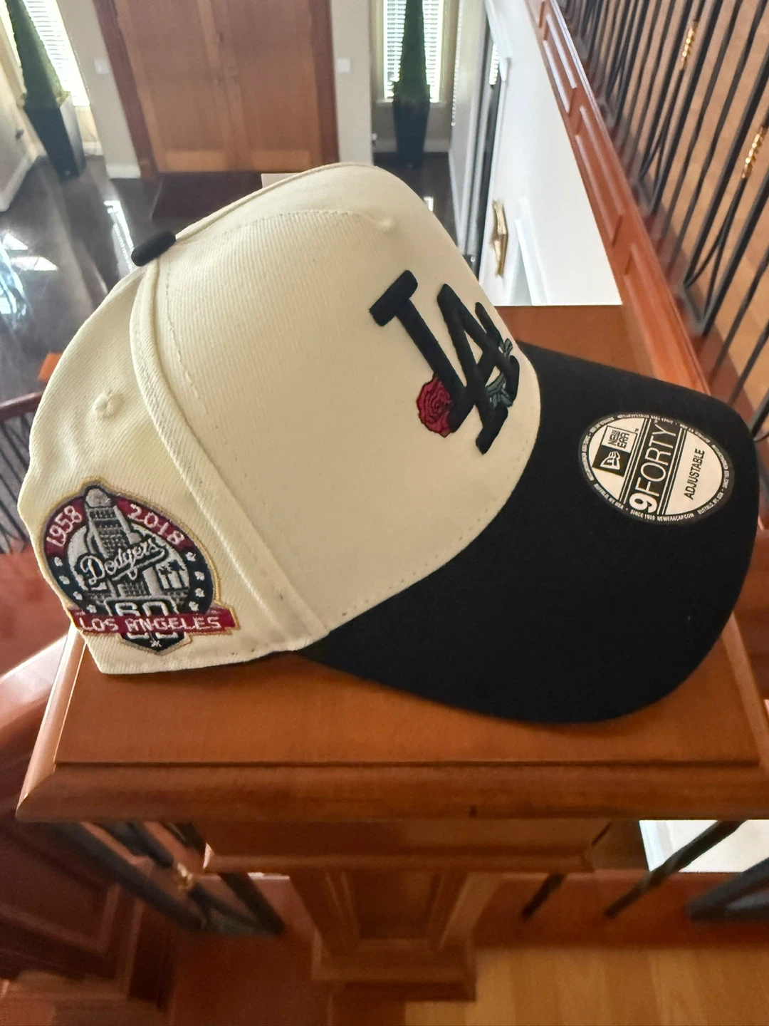 LA Dodgers Adjustable Cap w/ Rose logo - photo 2