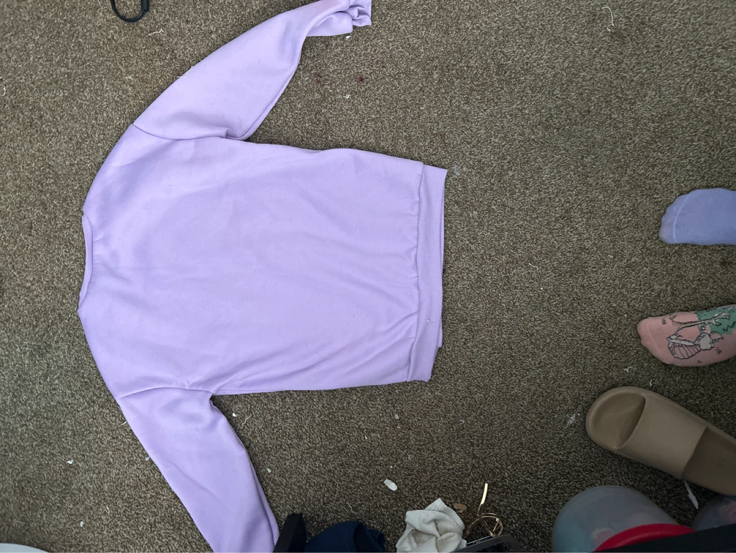 Lilac Graphic Sweatshirt - photo 2