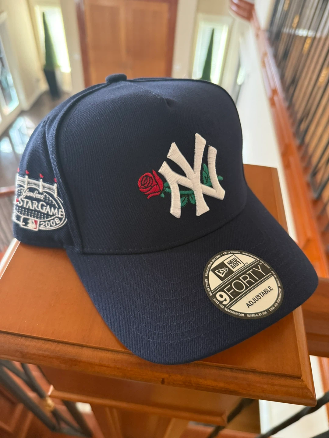 New York Yankees All-Star Game 2008 Navy w/ rose Cap
