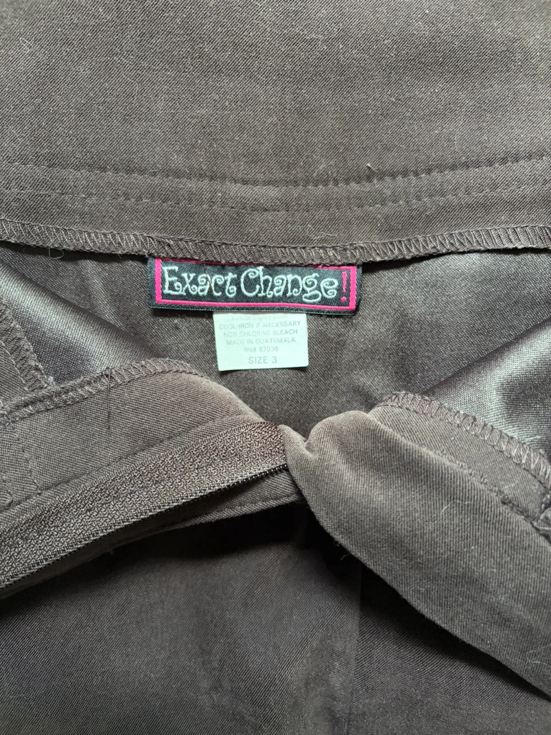 Exact Change Brown Skirt Size 3 - photo 4