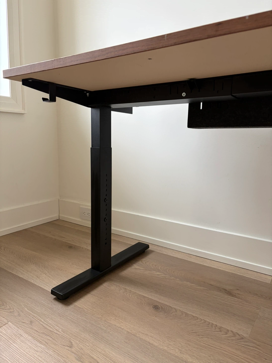 Standing Desk - Walnut Top, Black Frame - photo 3