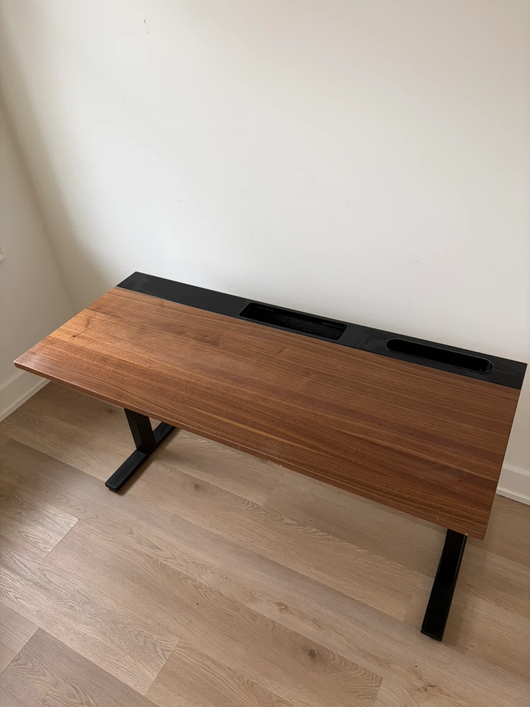 Standing Desk - Walnut Top, Black Frame - photo 2