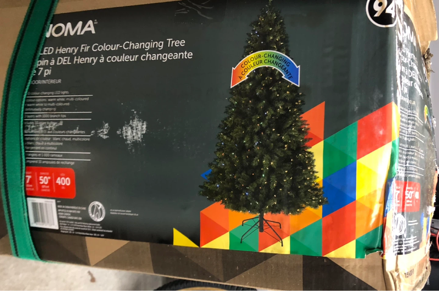NOMA 7' LED Henry Fir Colour-Changing Tree - photo 2
