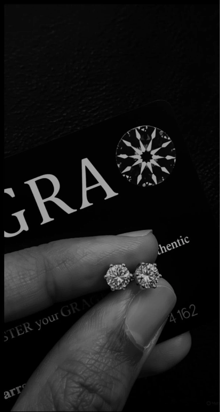 Diamond Stud Earrings - photo 3