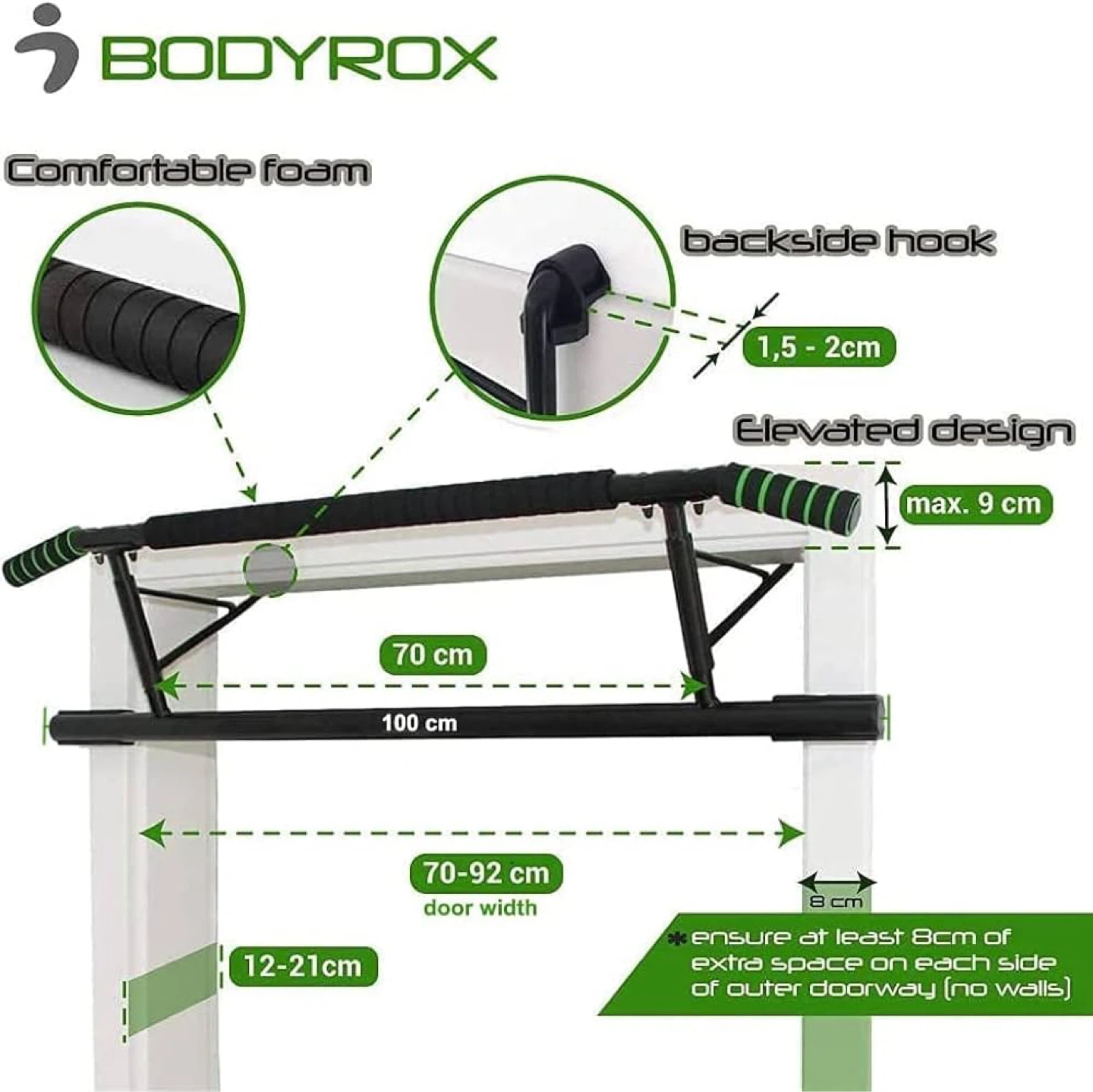 Bodyrox Doorway Pull Up Bar - photo 4