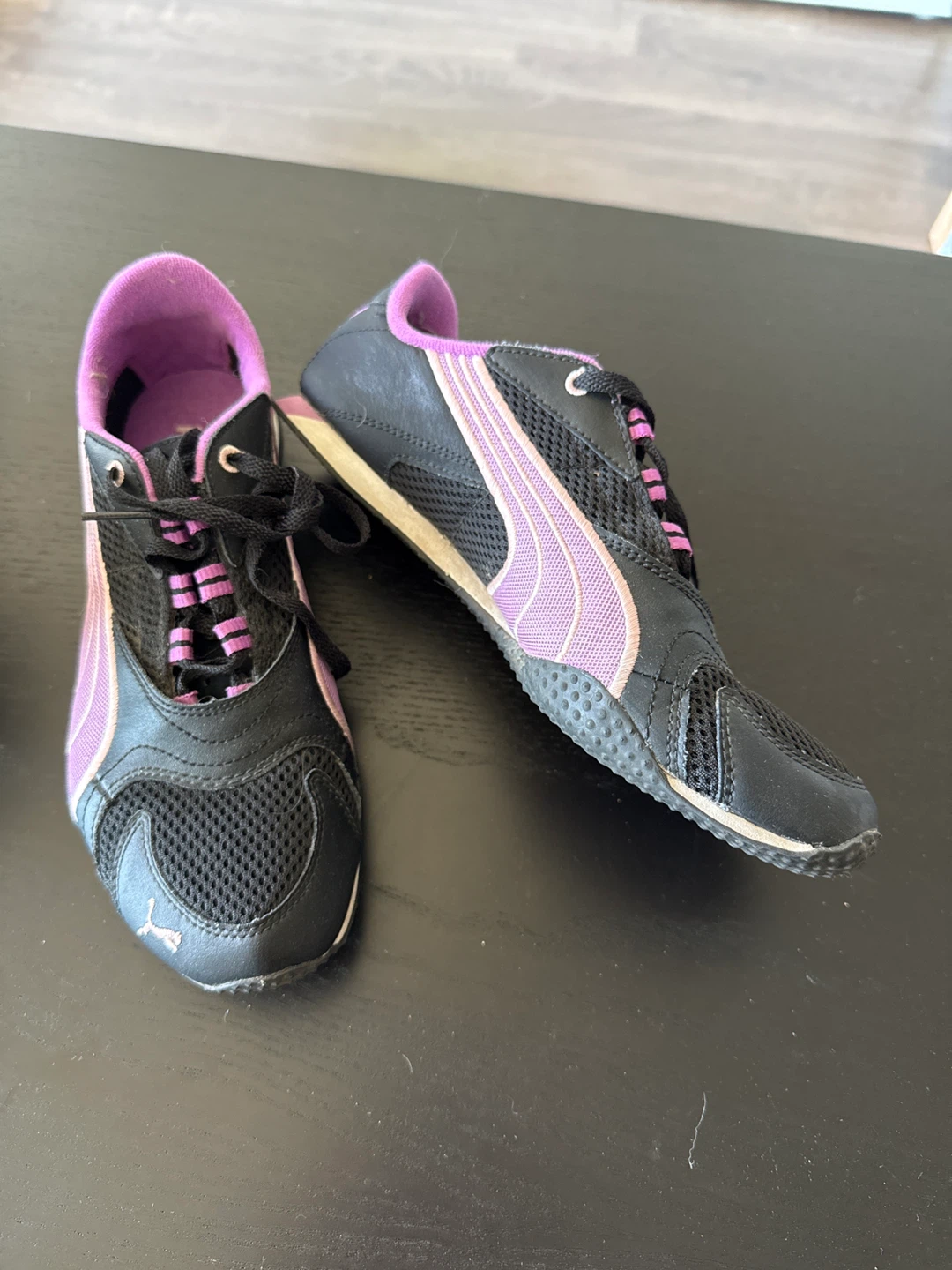 Puma Running Shoes - Black and Purple 7.5 - photo 2