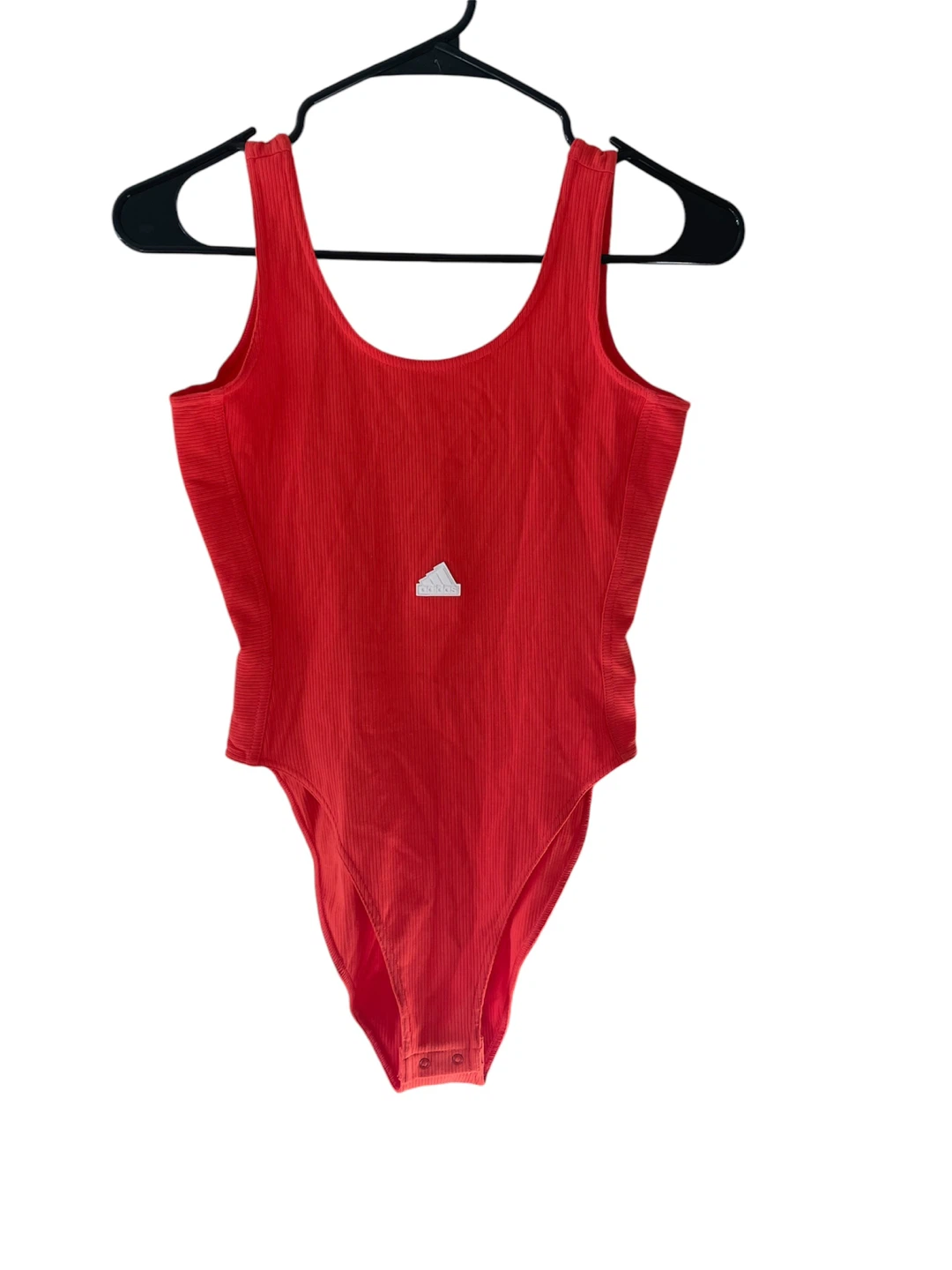 Adidas Women's New Rib Bodysuit - Red - photo 2