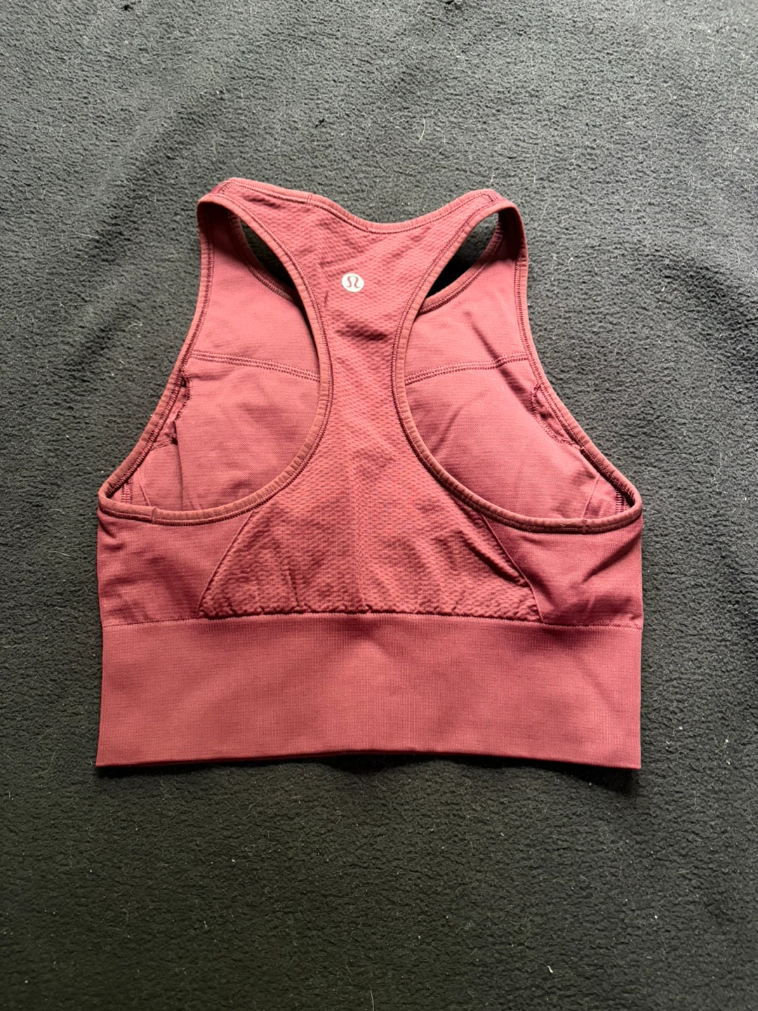 Lululemon Sports Bra Burgundy Racerback - photo 2